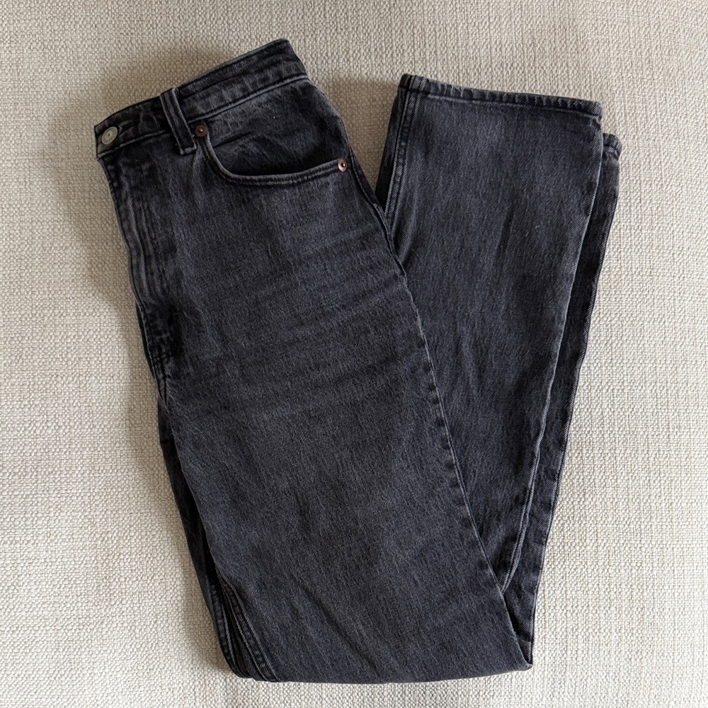 Abercrombie & Fitch Dark Gray Straight Jeans